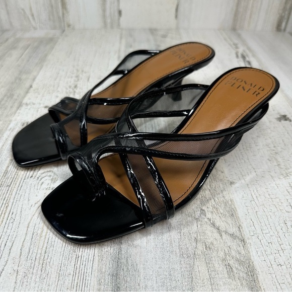New Donald Pliner Cassia Mesh Toe Ring Dress Sandals #488 - Picture 1 of 10